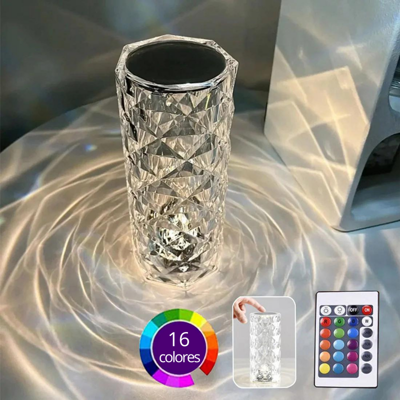 Lámpara de Cristal 3D - QuieroMás Magazine