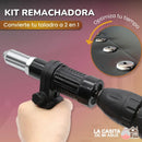 JIGONG® KIT REMACHADORA ELECTRICA ADAPTABLE PARA TALADRO