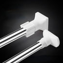 Varilla para colgar ropa ajustable sin necesidad de perforaciones con distancia de 1.50 hasta 2.80 cm - QuieroMás Magazine