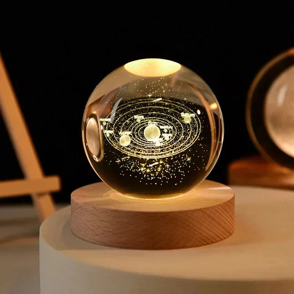 Lámpara de Cristal Templado 3D - QuieroMás Magazine