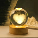 Lámpara de Cristal Templado 3D - QuieroMás Magazine