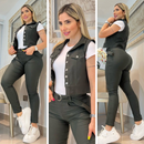 Conjunto de Tres Piezas Chaleco - QuieroMás Magazine
