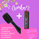 COMBO ONE STEP CUADRADO + RIZADOR AUTOMÁTICO - QuieroMás Magazine