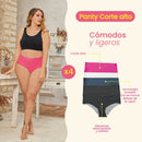 PANTY CORTE ALTO DAMA PAQX4 SURTIDO - QuieroMás Magazine