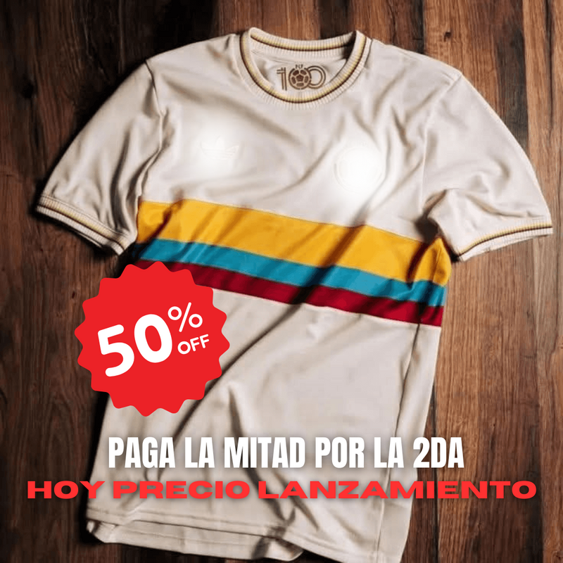 CAMISETA COLOMBIA + GORRA PREMIUM