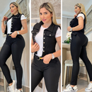 Conjunto de Tres Piezas Chaleco - QuieroMás Magazine