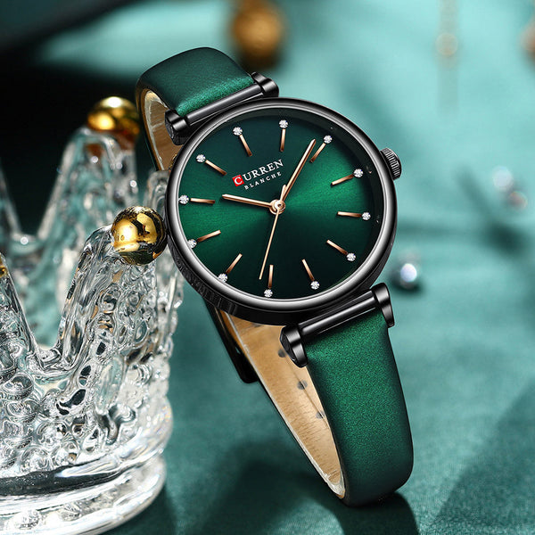 Reloj Curren 9081 CUERO Mujer Dama Negoc - QuieroMás Magazine
