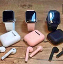 Combo smartwatch Y68 + Audífonos I12 - QuieroMás Magazine