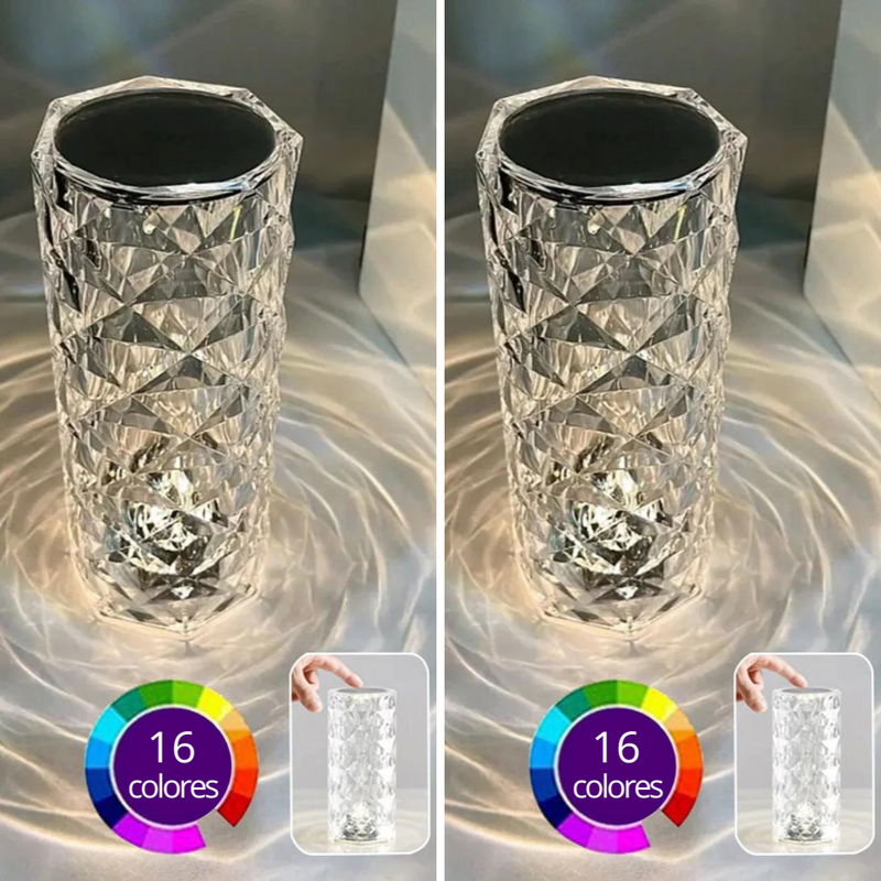 Lámpara de Cristal 3D - QuieroMás Magazine