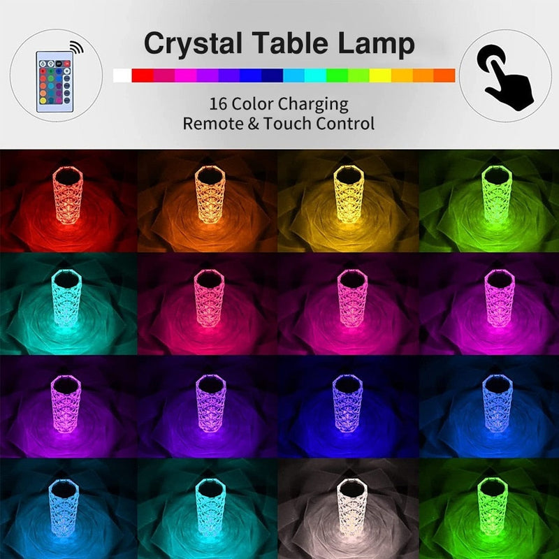 Lámpara de Cristal 3D - QuieroMás Magazine