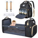 Nueva Pañalera 3 En 1👶Maleta, Bolso y Cuna🍼 - QuieroMás Magazine