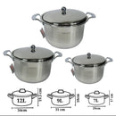 Juego de Ollas de Acero Inoxidable - QuieroMás Magazine