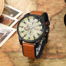 Reloj Curren 8250 Cuarzo con Correa de Cuero - QuieroMás Magazine