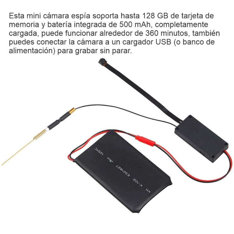 Mini Cámara Espía Wifi Cámara Oculta C-O - QuieroMás Magazine