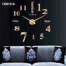 RP-12S015-G RELOJ ANÁLOGO ADHESIVO 3D - QuieroMás Magazine