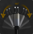 ULTIMAS 13 UNIDADES | Cargador Retráctable de Carro BatteryMax® 4 en 1