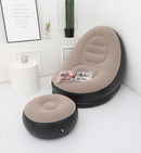 Sillon Puff Inflable Reclinable X 2 Piezas